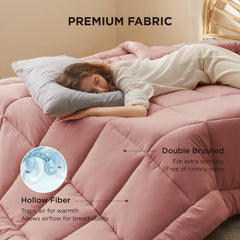 Bedsure garnissage GentleSoft en gros plan, douceur hypoallergénique