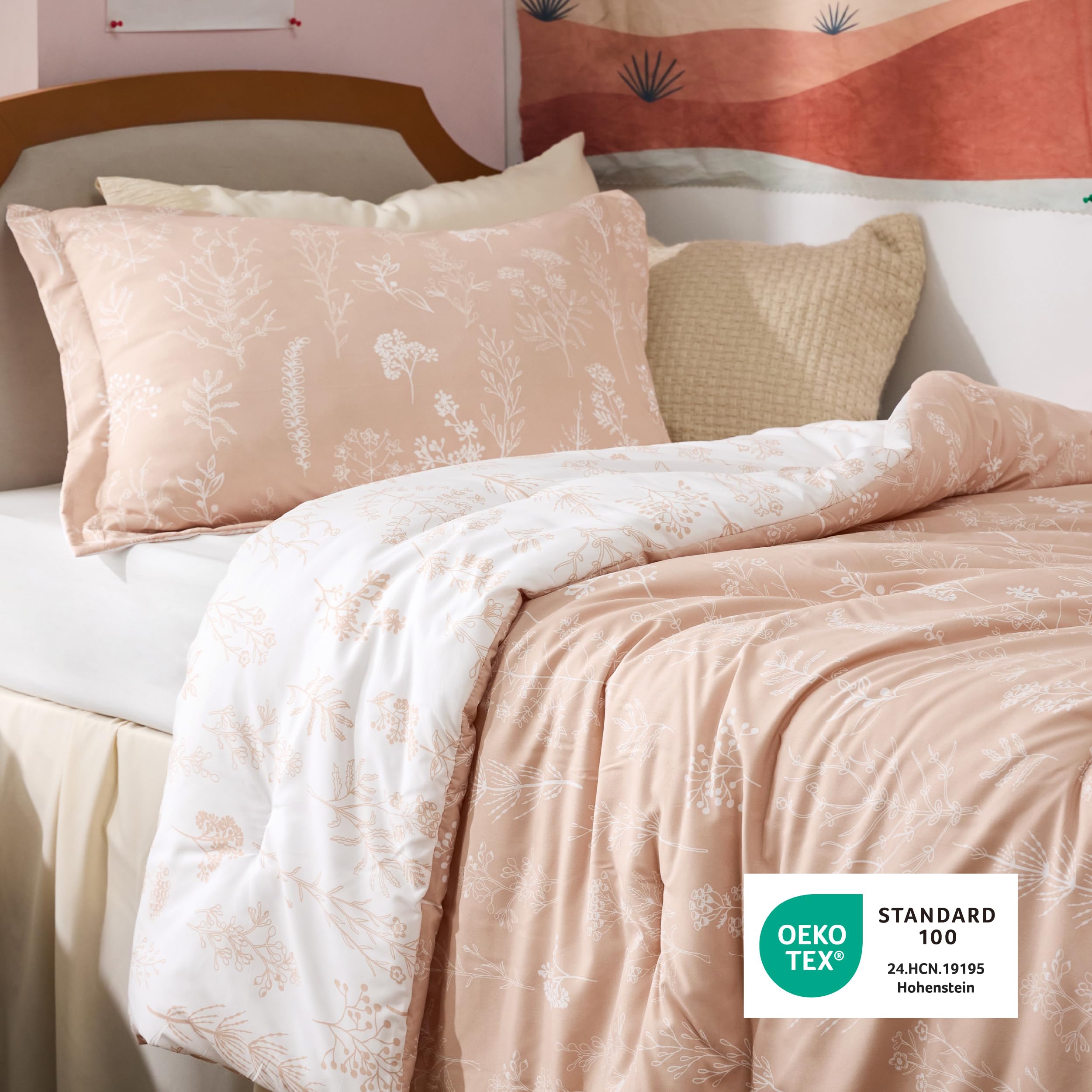 Bedsure garnissage gonflant illustrant chaleur légère et aération