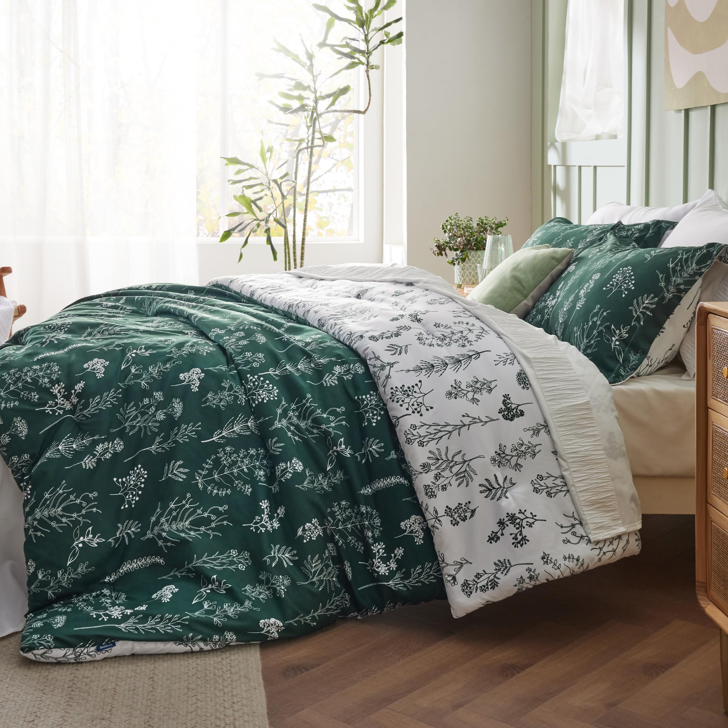 Bedsure vue du garnissage moelleux illustrant confort et respirabilité