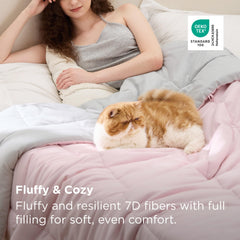 Bedsure texture microfibre brossée offrant douceur et silence