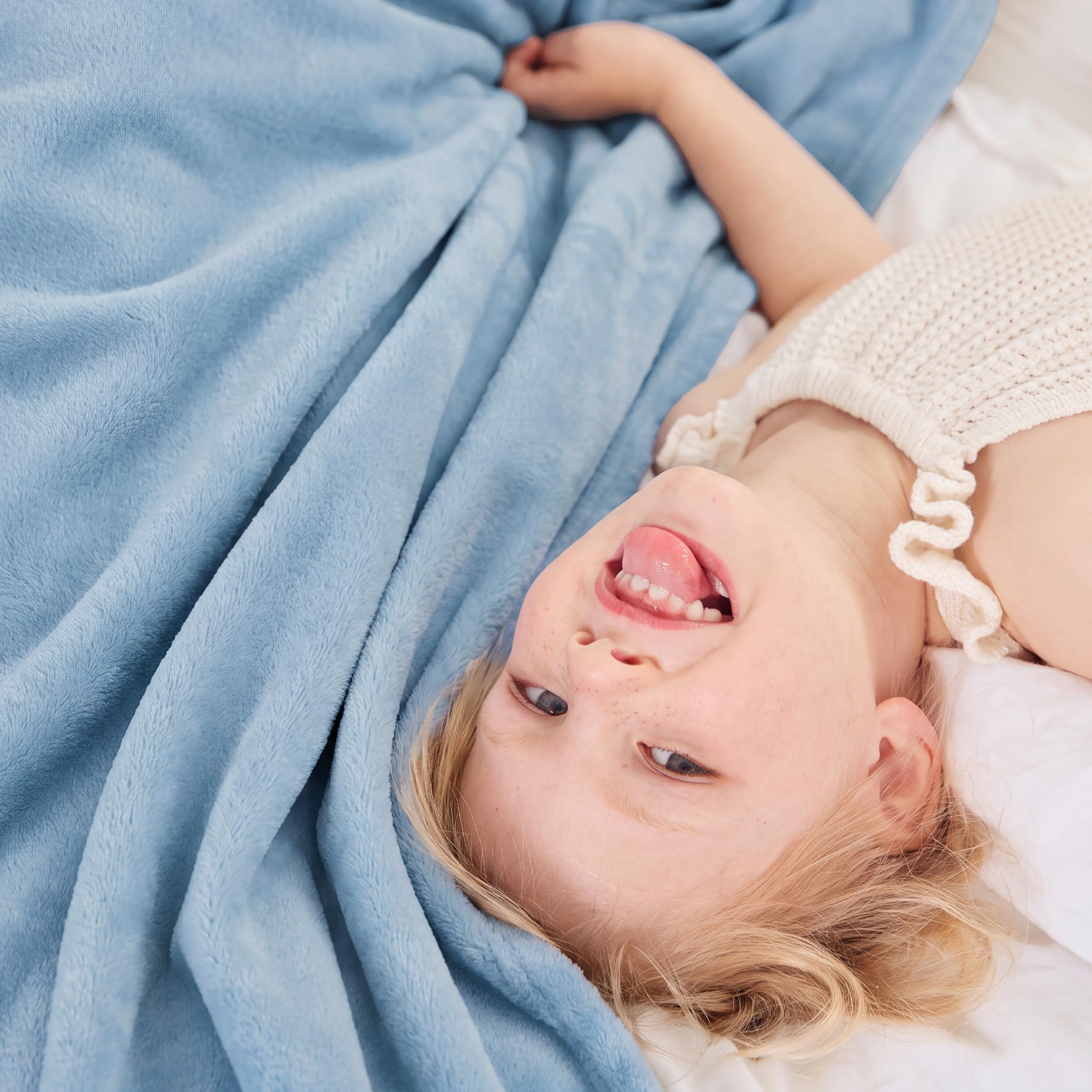 Bedsure GentleSoft bords surpiqués en détail, maintien et durabilité
