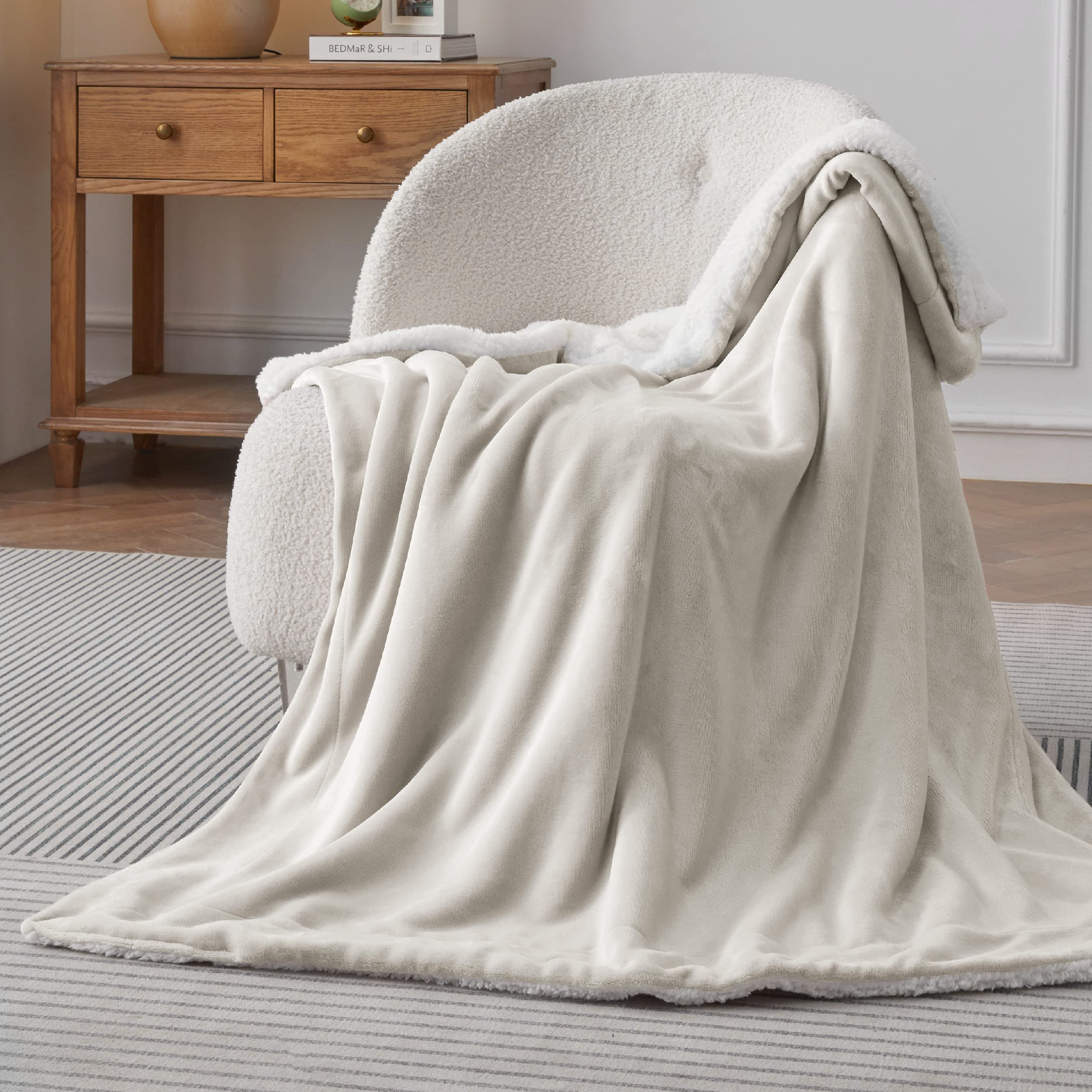Bedsure coutures renforcées visibles pour durabilité accrue