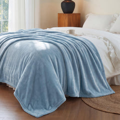 Bedsure GentleSoft gros plan texture microfibre, douceur apaisante