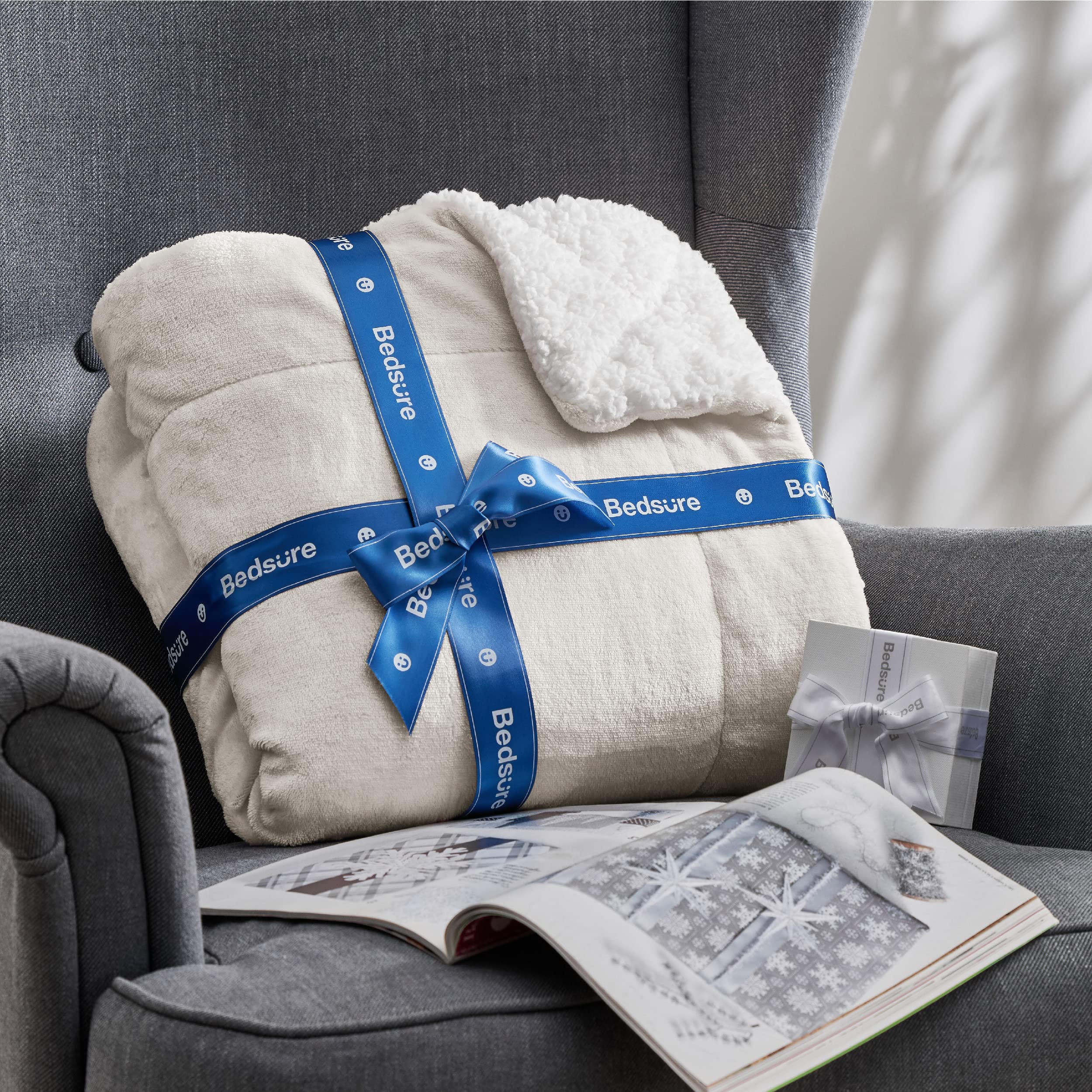 Bedsure zoom sur texture montrant douceur et toucher doux