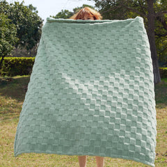 Bedsure gros plan fibre shaggy montrant douceur agréable
