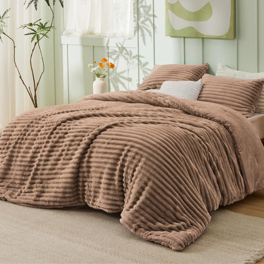 Bedsure gros plan texture flanelle douce pour chaleur agréable