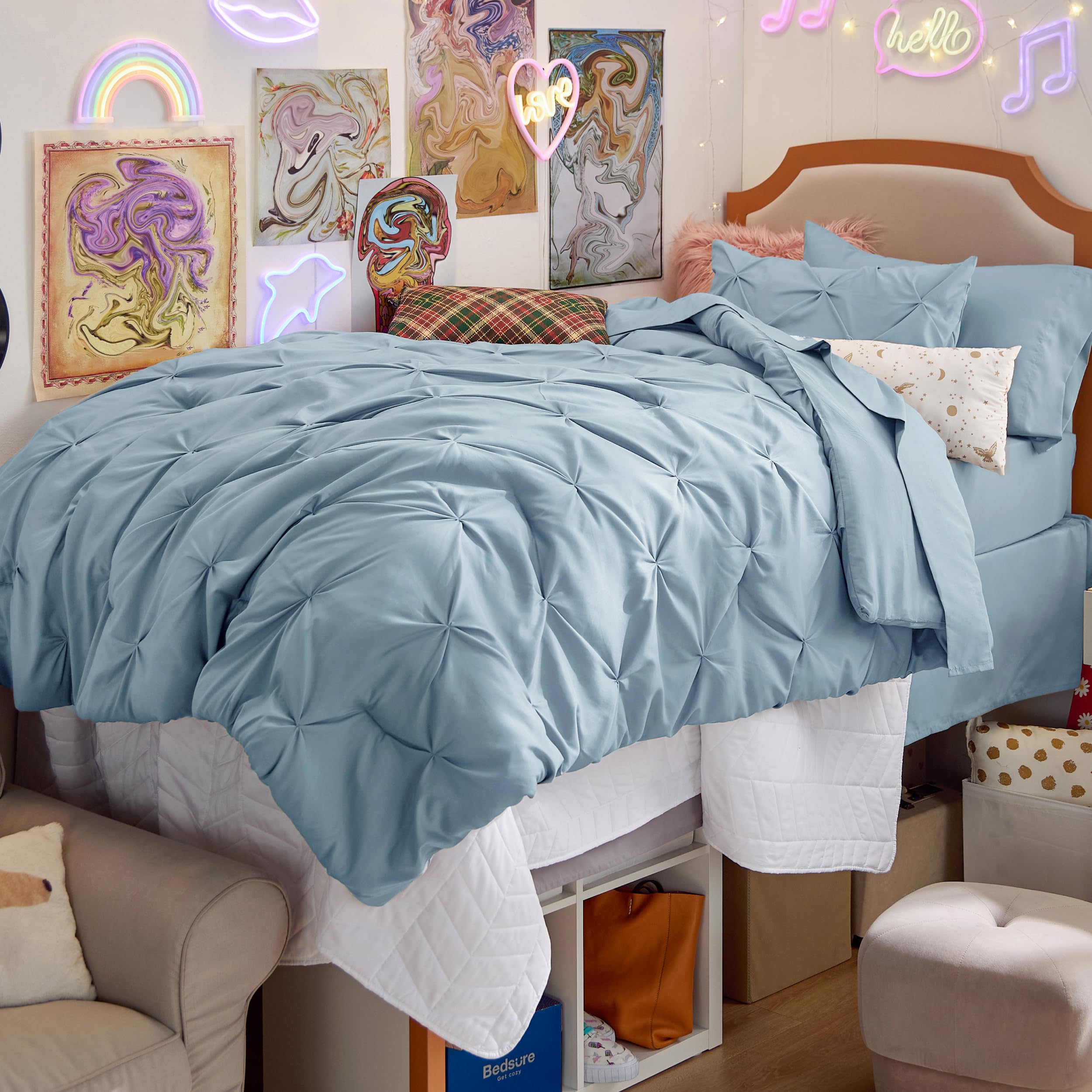 Bedsure gros plan microfibre douce qui promet confort durable