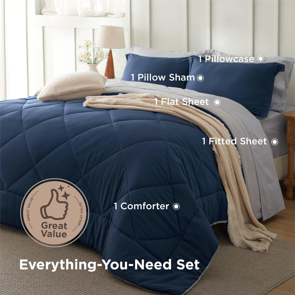 Bedsure gros plan de la microfibre douce offrant confort au toucher et résistance