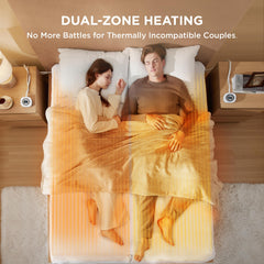 Bedsure gros plan sur la texture douce du tissu offrant une sensation agréable