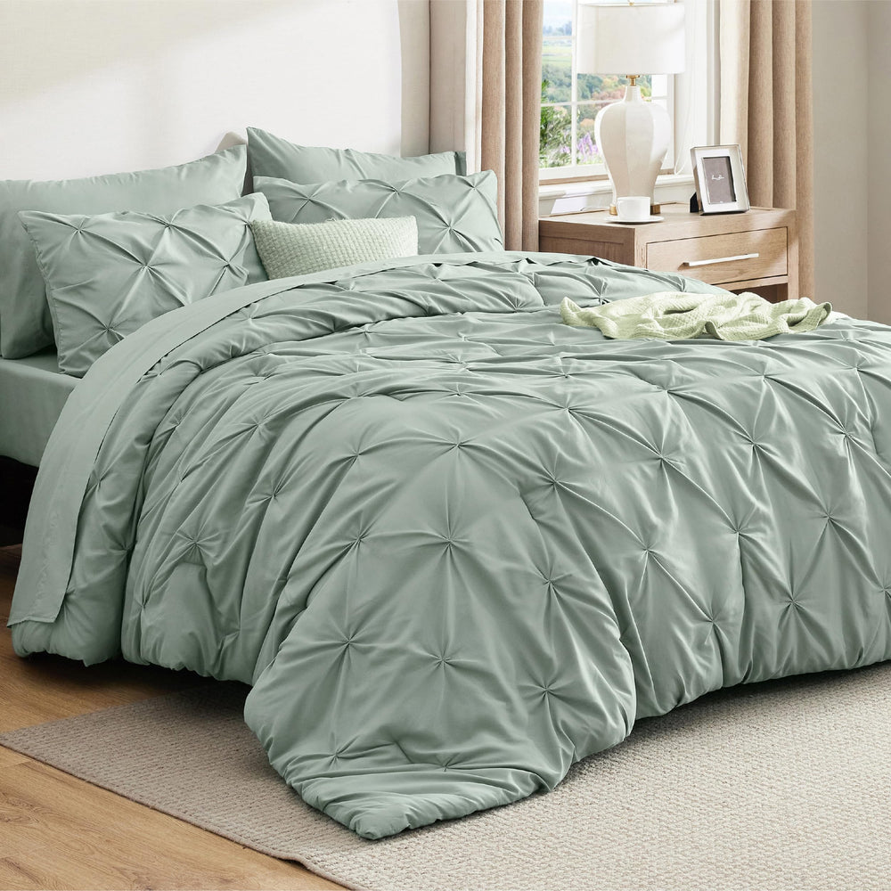 Bedsure gros plan tissu microfibre montrant douceur et calme