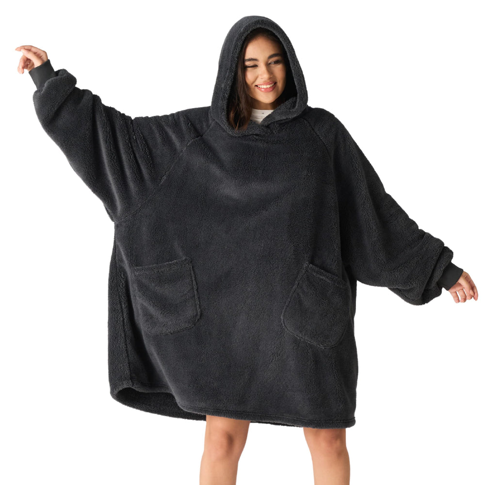 Bedsure hoodie devant montrant coupe ample et confort