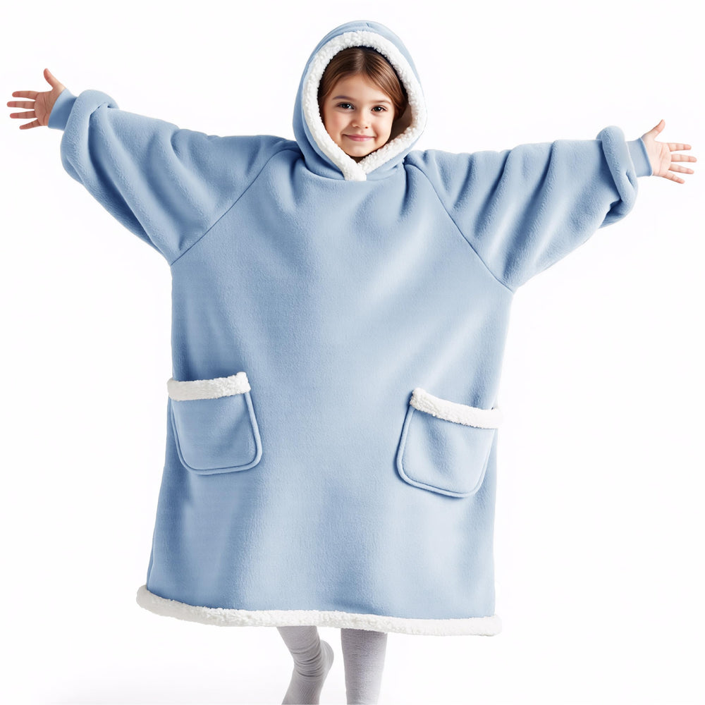 Bedsure hoodie enfant vue devant montrant confort et chaleur