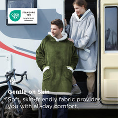 Bedsure poche latérale pratique gardant mains chaudes et petits objets