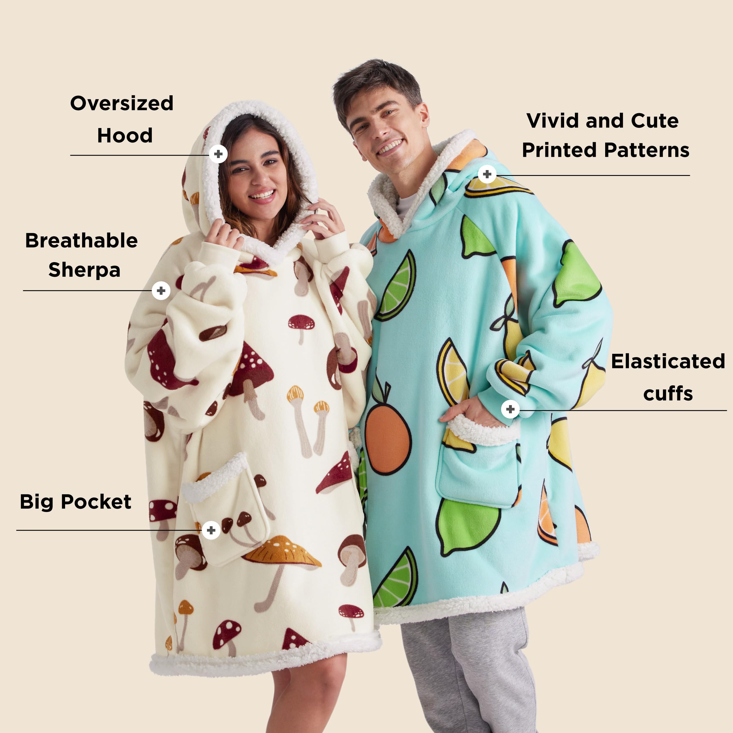 Bedsure gros plan sherpa douceur visible apporte chaleur