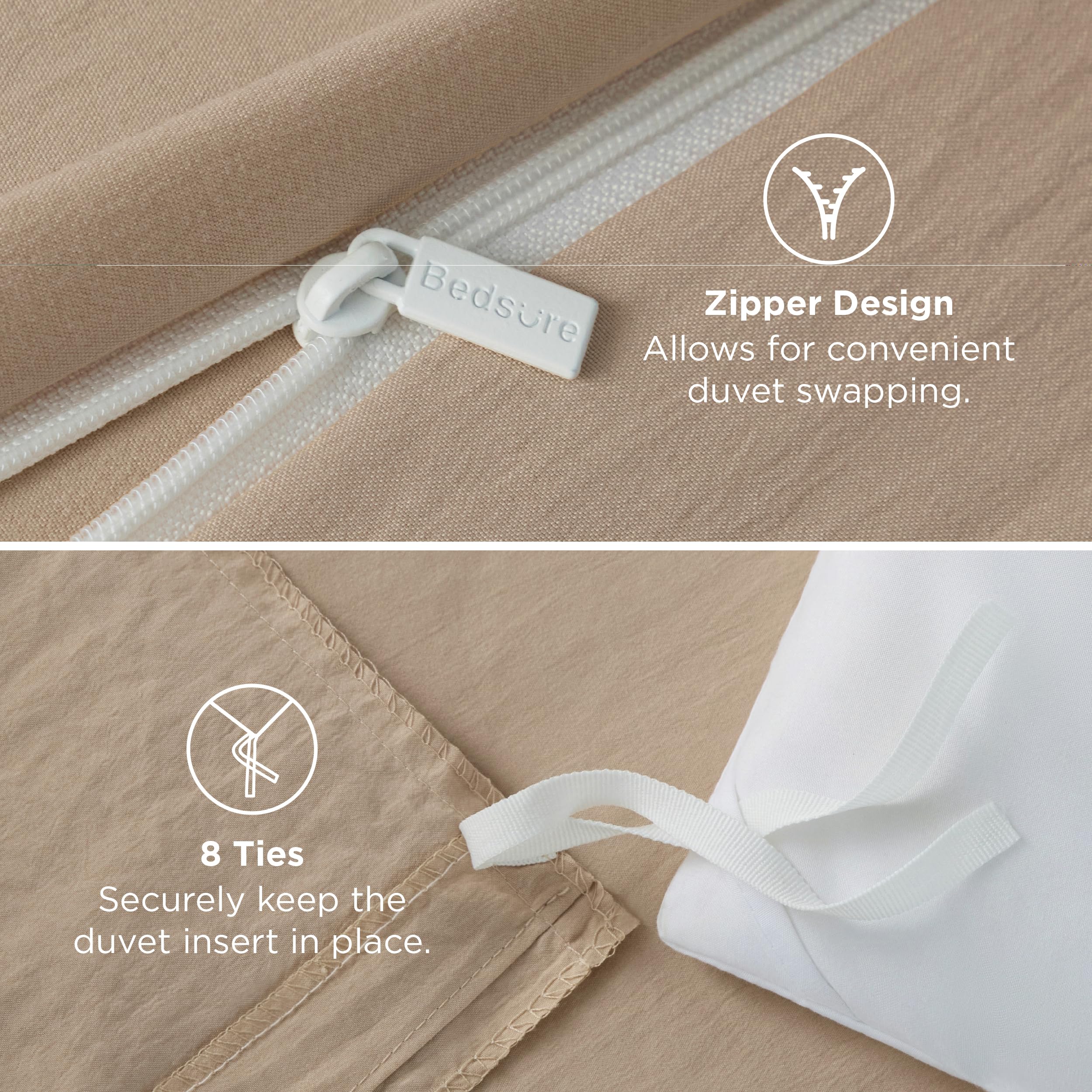 Bedsure comparaison échelle avec matelas montrant taille et couverture complète