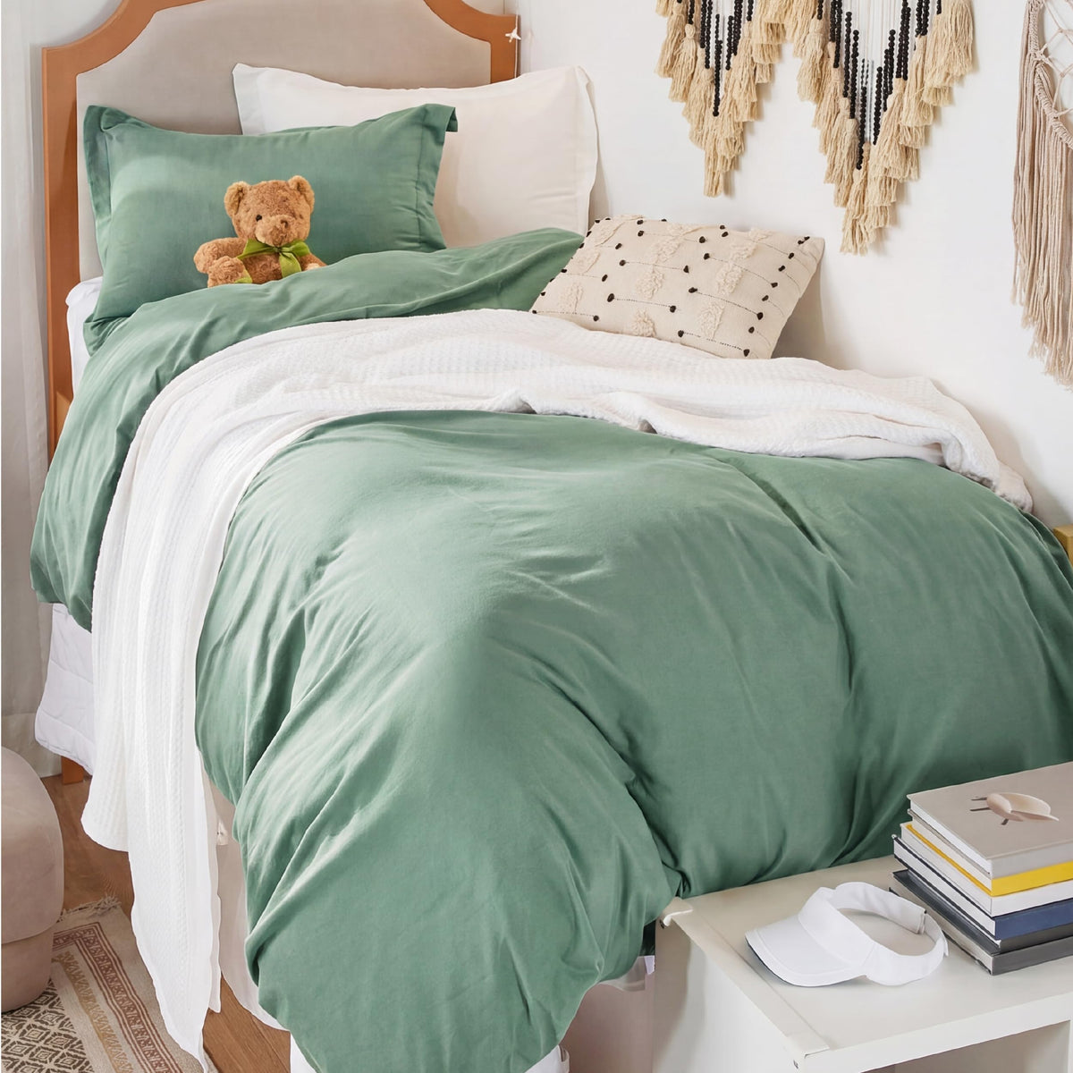 Bedsure housse de couette sage front montrant la couleur apaisante