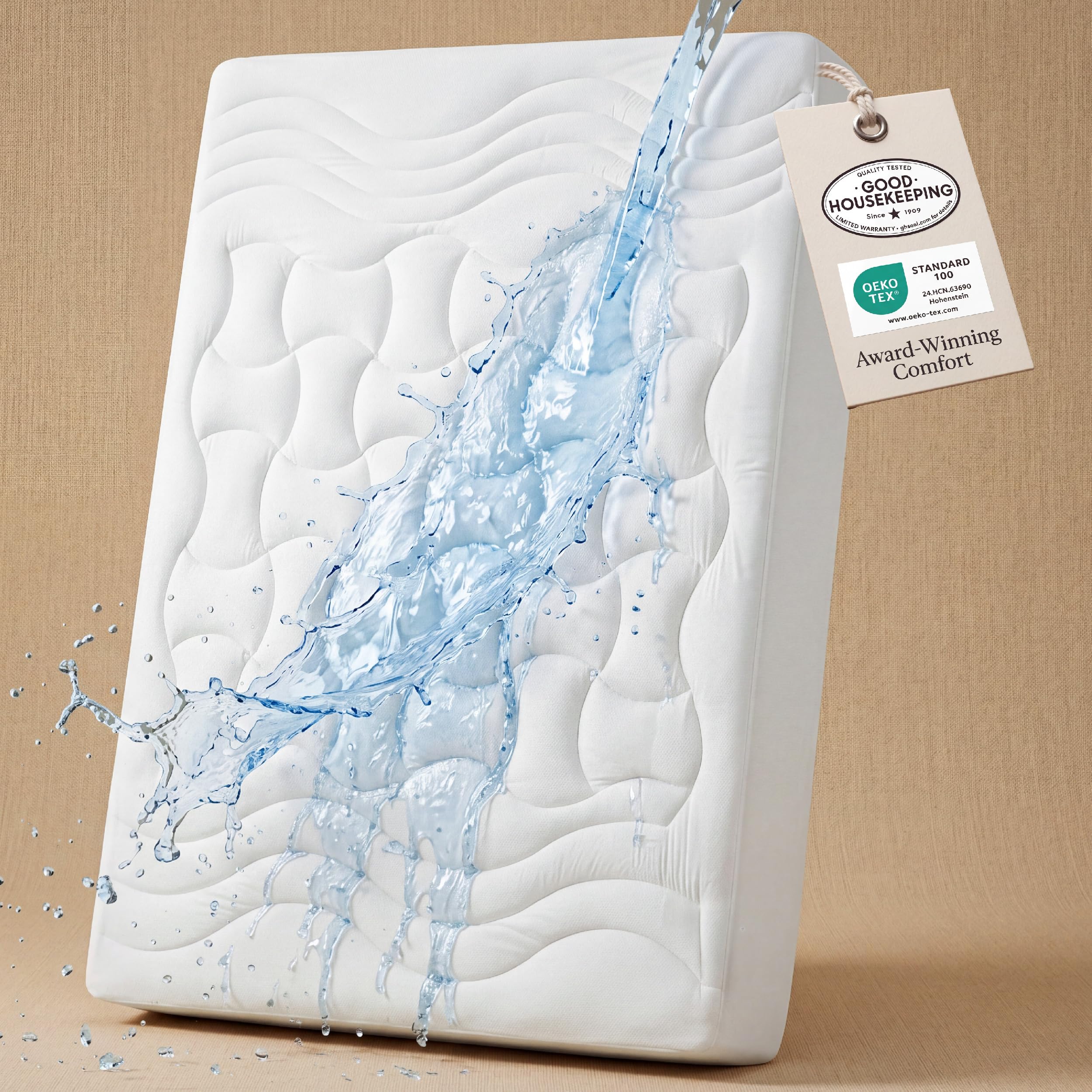 Bedsure housse matelas twin face avant protection imperméable et confort