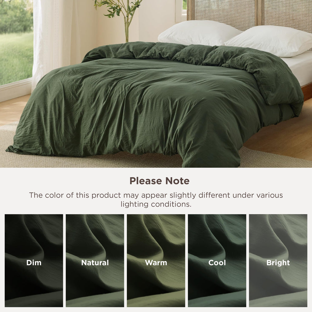 Bedsure housse posée sur lit, ambiance chambre chaleureuse et stylée