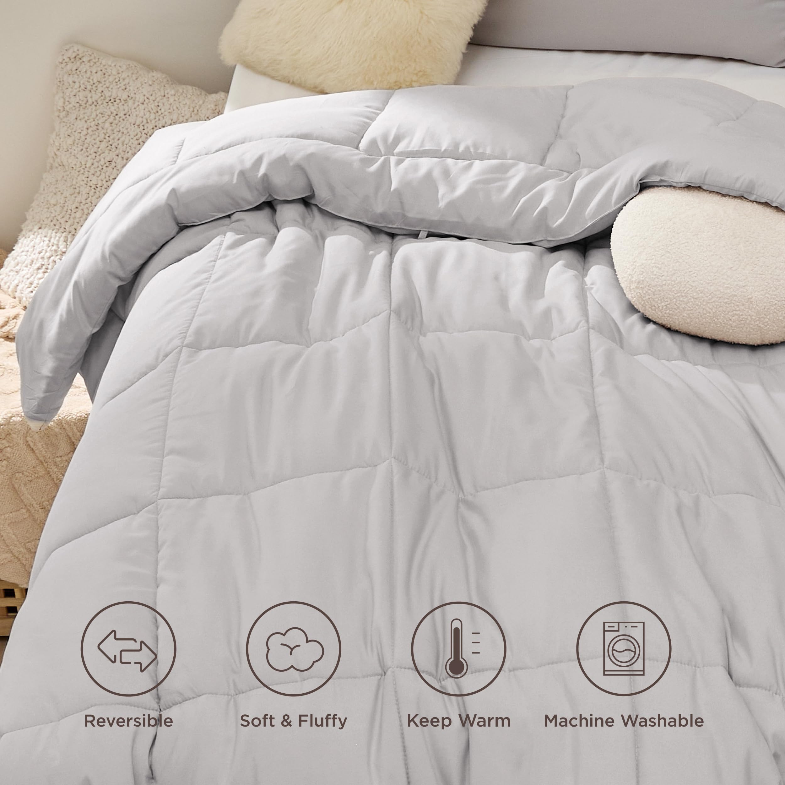Bedsure angle avec huit attaches visibles garantissant fixation stable