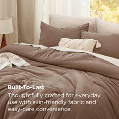 Bedsure face inverse réversible montrant couleur secondaire polyvalente