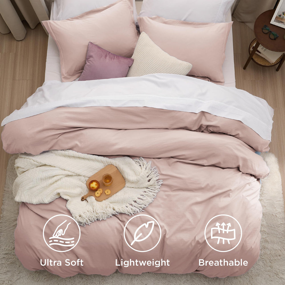 Bedsure attaches aux coins intérieurs, maintien efficace de la couette