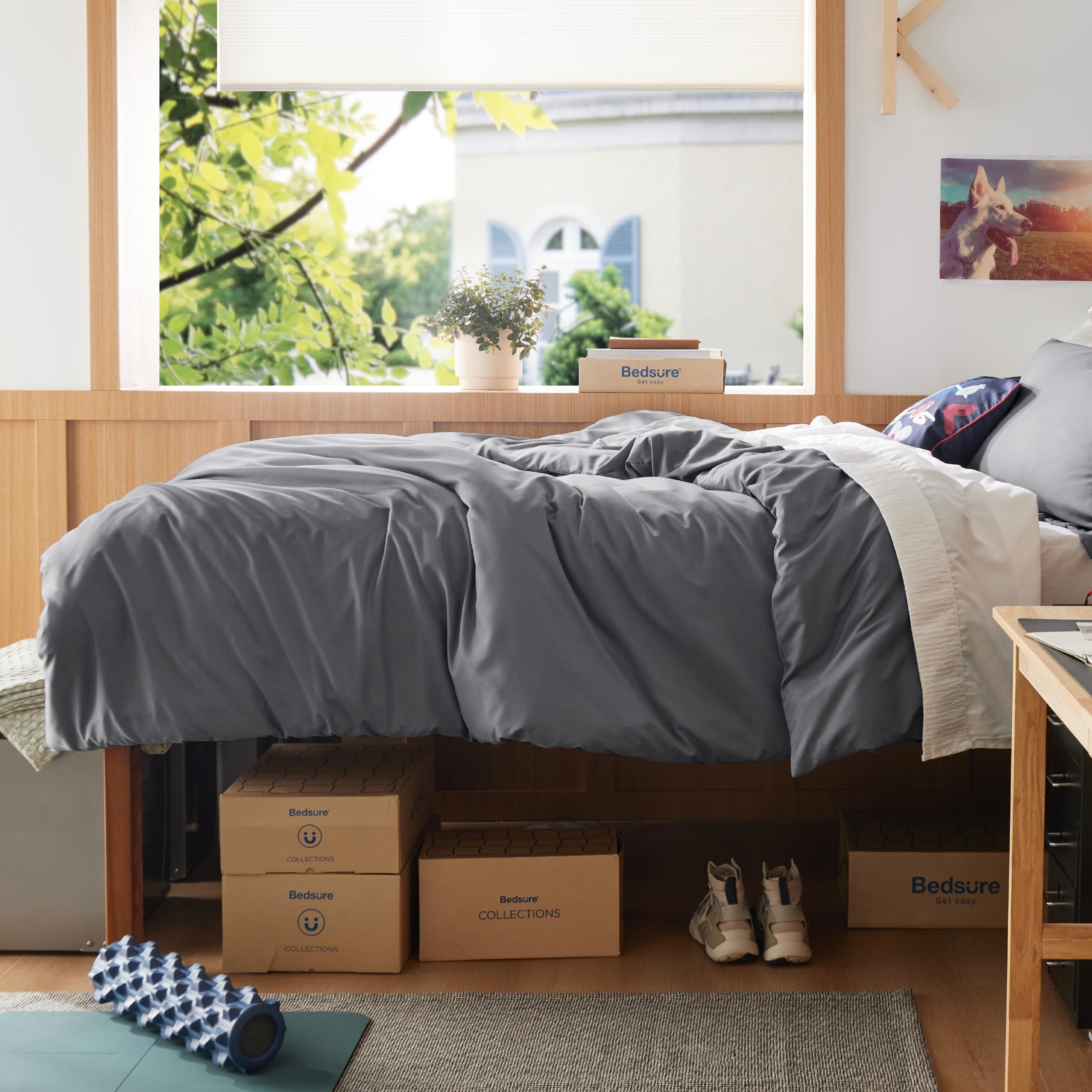 Bedsure liens d'angle visibles assurant maintien du duvet sans glissement