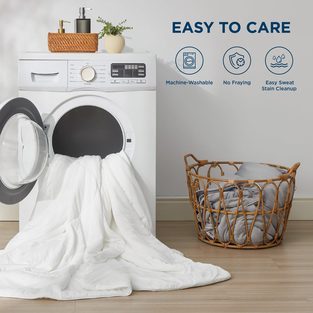 Bedsure scène lifestyle chambre été montrant fraîcheur et confort