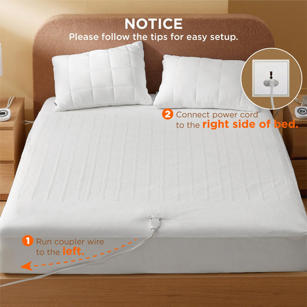 Bedsure ambiance chambre d'hiver démontrant chaleur cosy et économie d'énergie