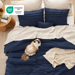 Bedsure couette installée en dortoir illustrant confort et gain de place