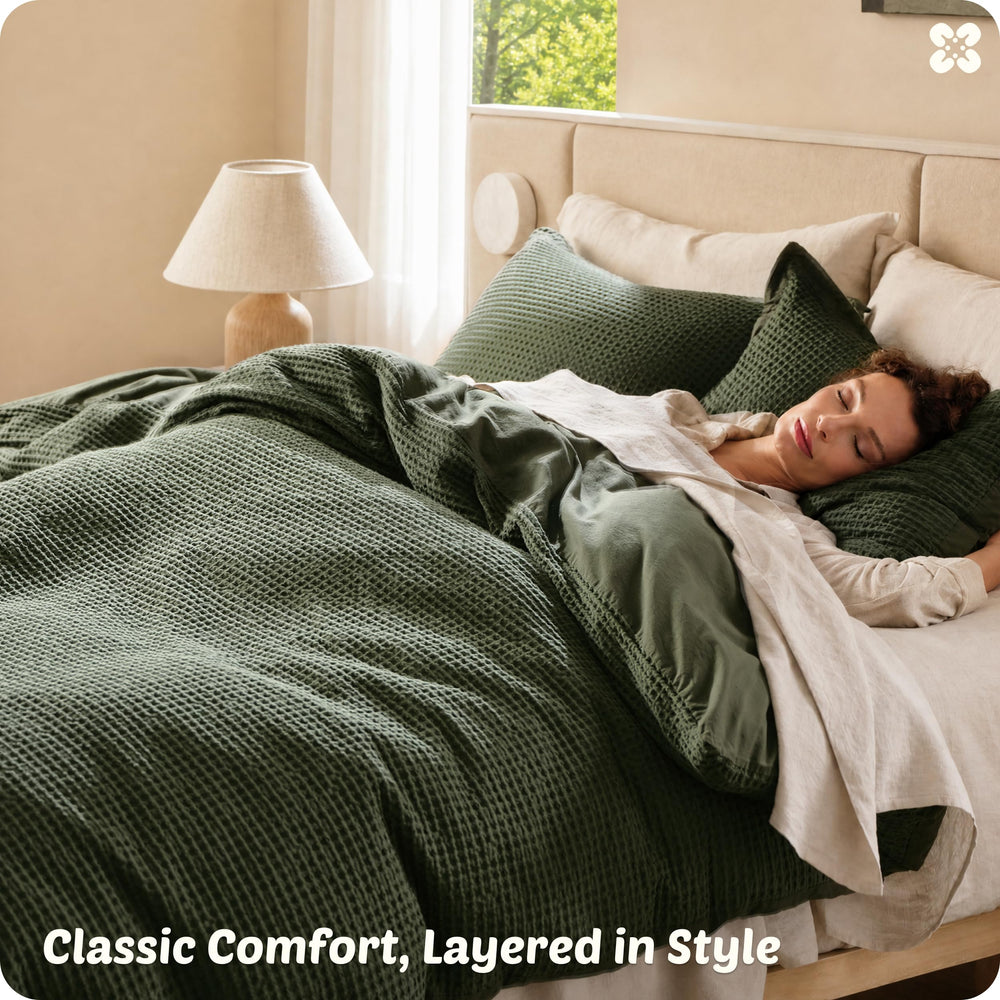 Bedsure lit dressé en chambre moderne illustrant ambiance cosy et finition