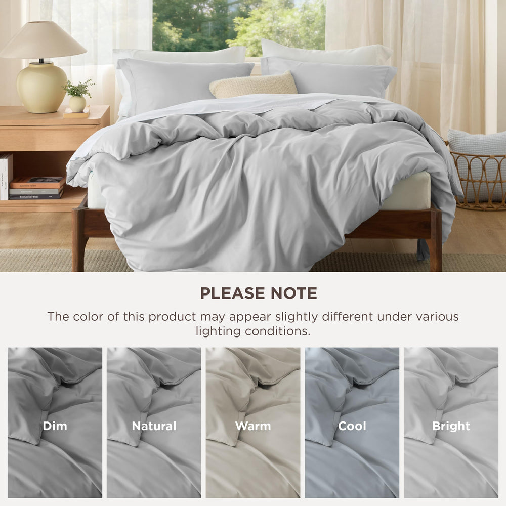 Bedsure housse en situation dans chambre moderne apportant ambiance cosy