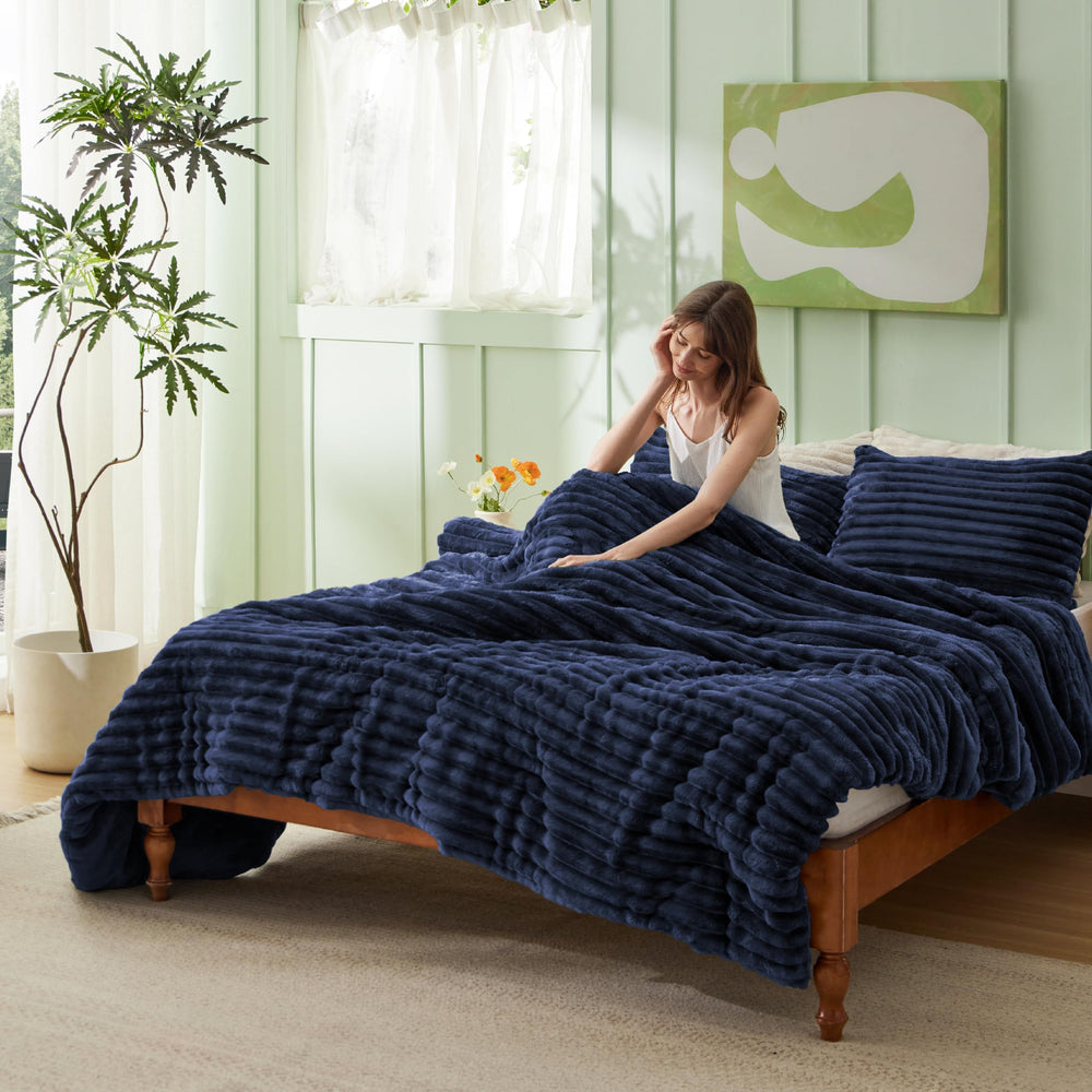 Bedsure couette installée en chambre mettant en valeur style et ambiance