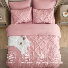 Bedsure parure installée en chambre montrant ambiance apaisante