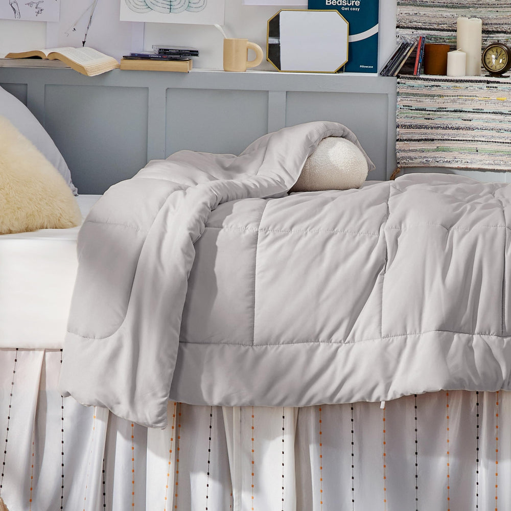 Bedsure détail du matelassage box-stitch maintenant le garnissage uniformément