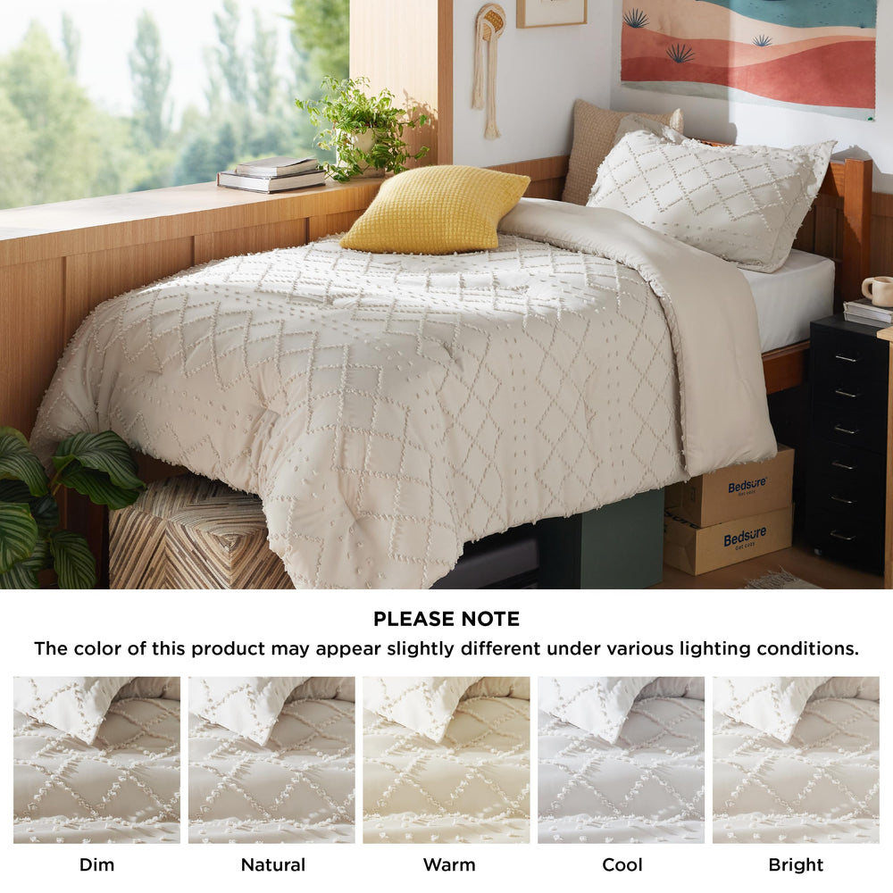 Bedsure chambre aménagée boho, crée ambiance chaleureuse et accueillante