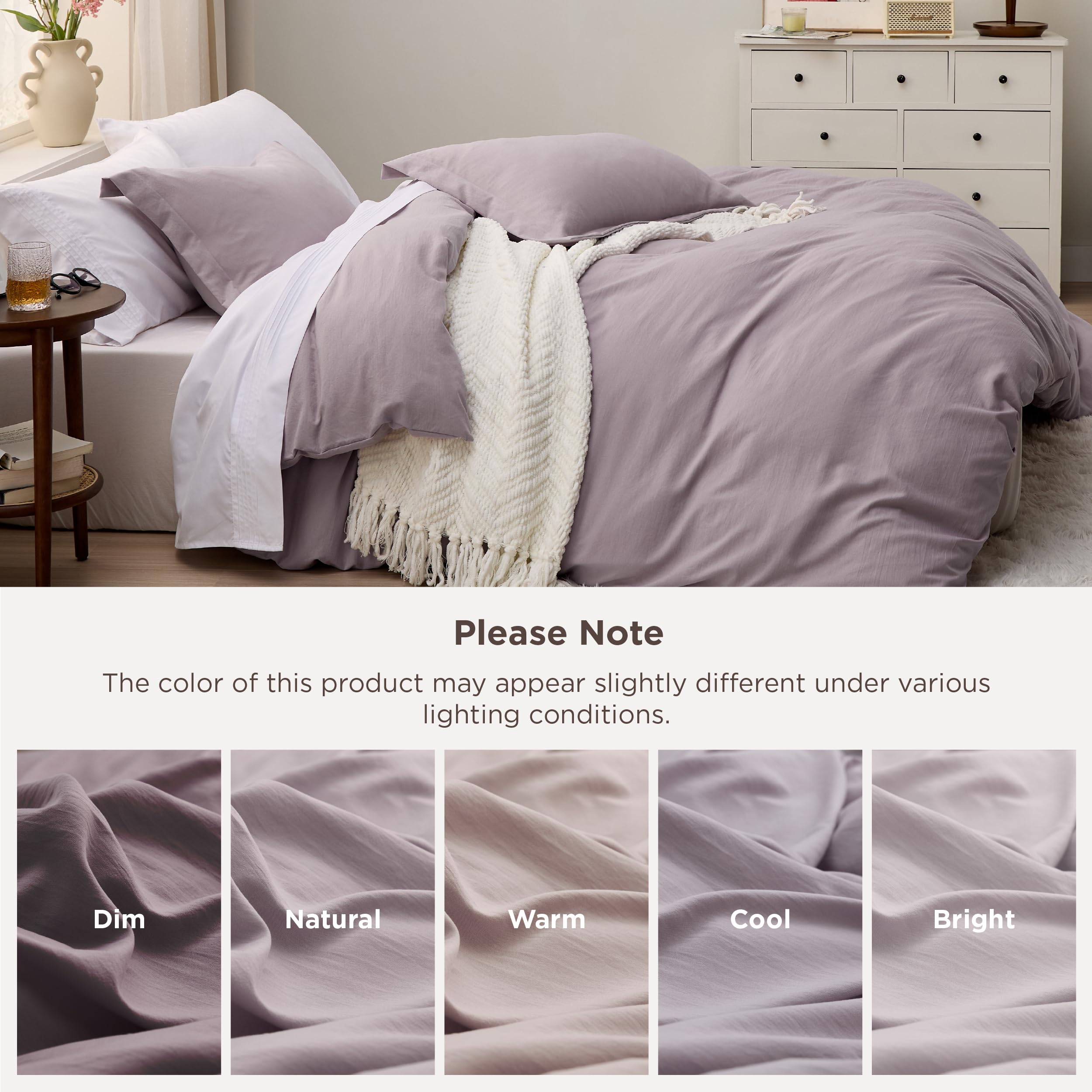 Bedsure housse installée dans chambre moderne pour inspiration déco