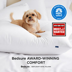 Bedsure comparaison taille queen à côté d’un mètre, vérification dimensions précises