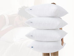 Bedsure lot de 4 oreillers face avant montrant design et confort