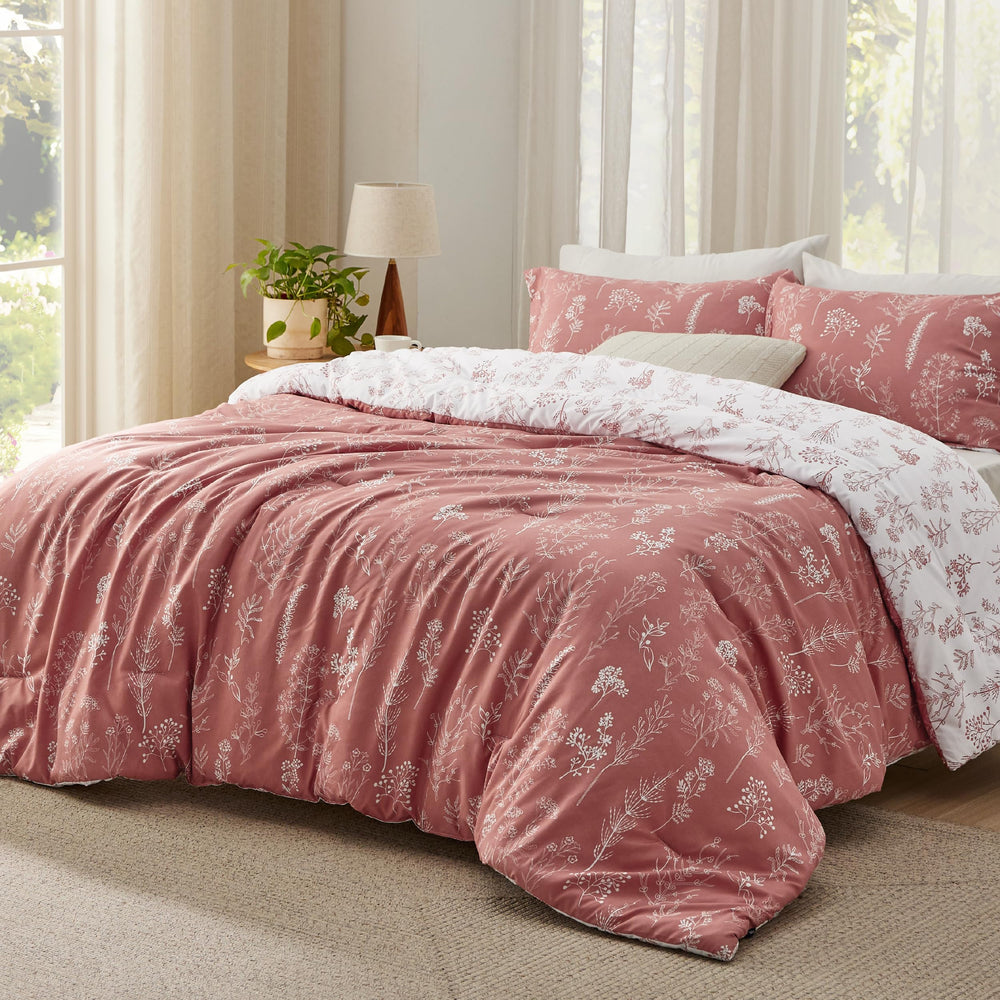 Bedsure face unie rose argile pour une atmosphère douce et apaisante dans la chambre