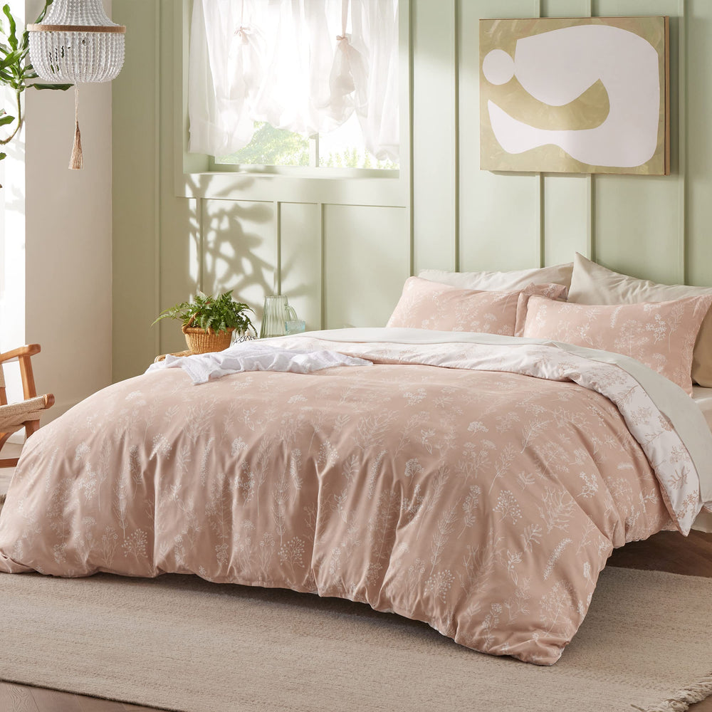 Bedsure face unie blush offrant calme visuel et harmonie tonale