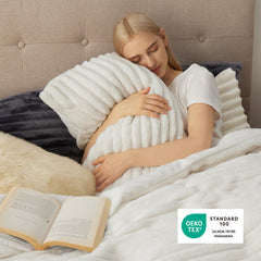 Bedsure parure installée sur un lit queen créant une ambiance cocon