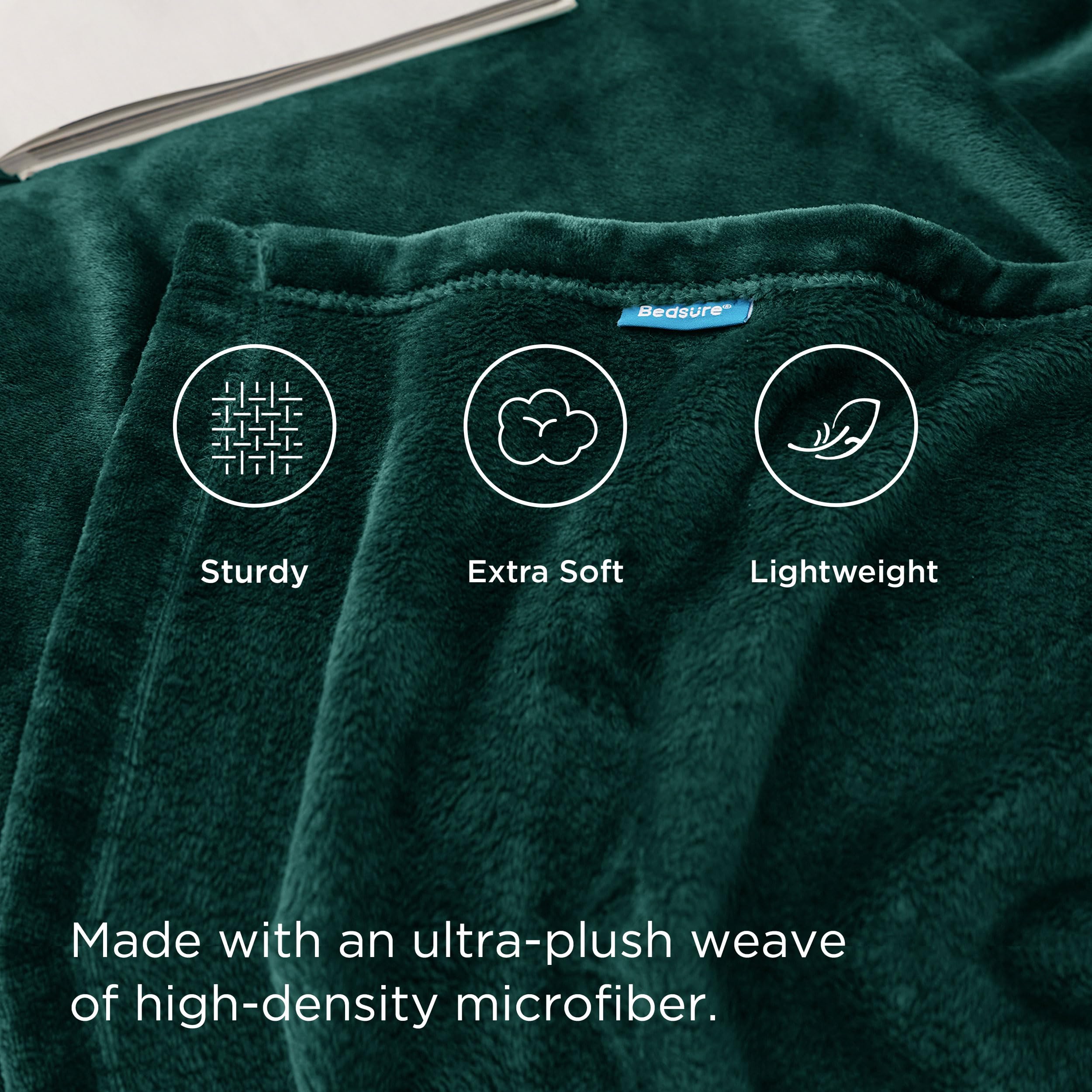 Bedsure détail couture renforcée garantissant durabilité