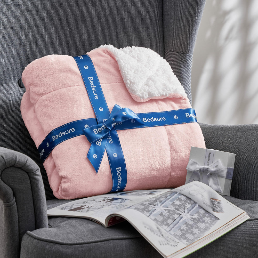 Bedsure packaging cadeau festif, idéal pour offrir chaleur