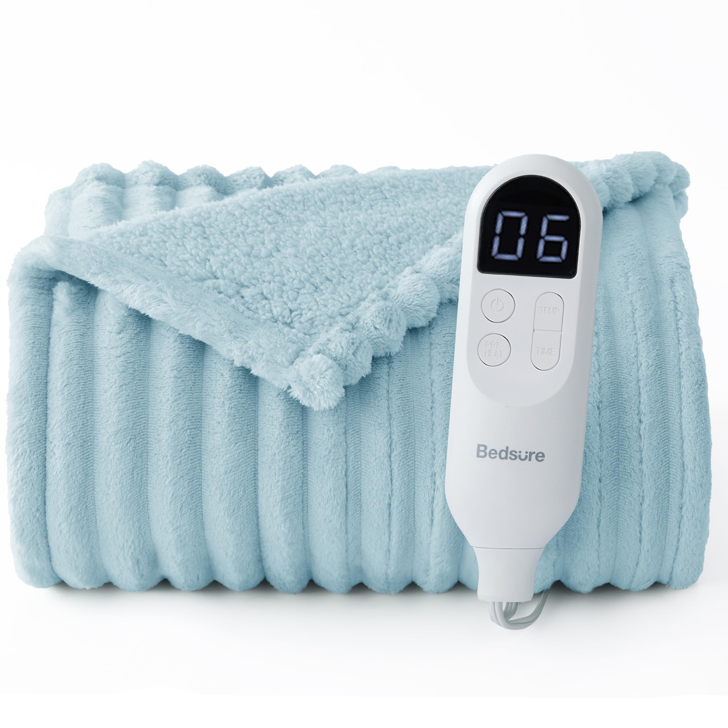 Bedsure détail des coutures renforcées illustrant solidité et durabilité prolongée