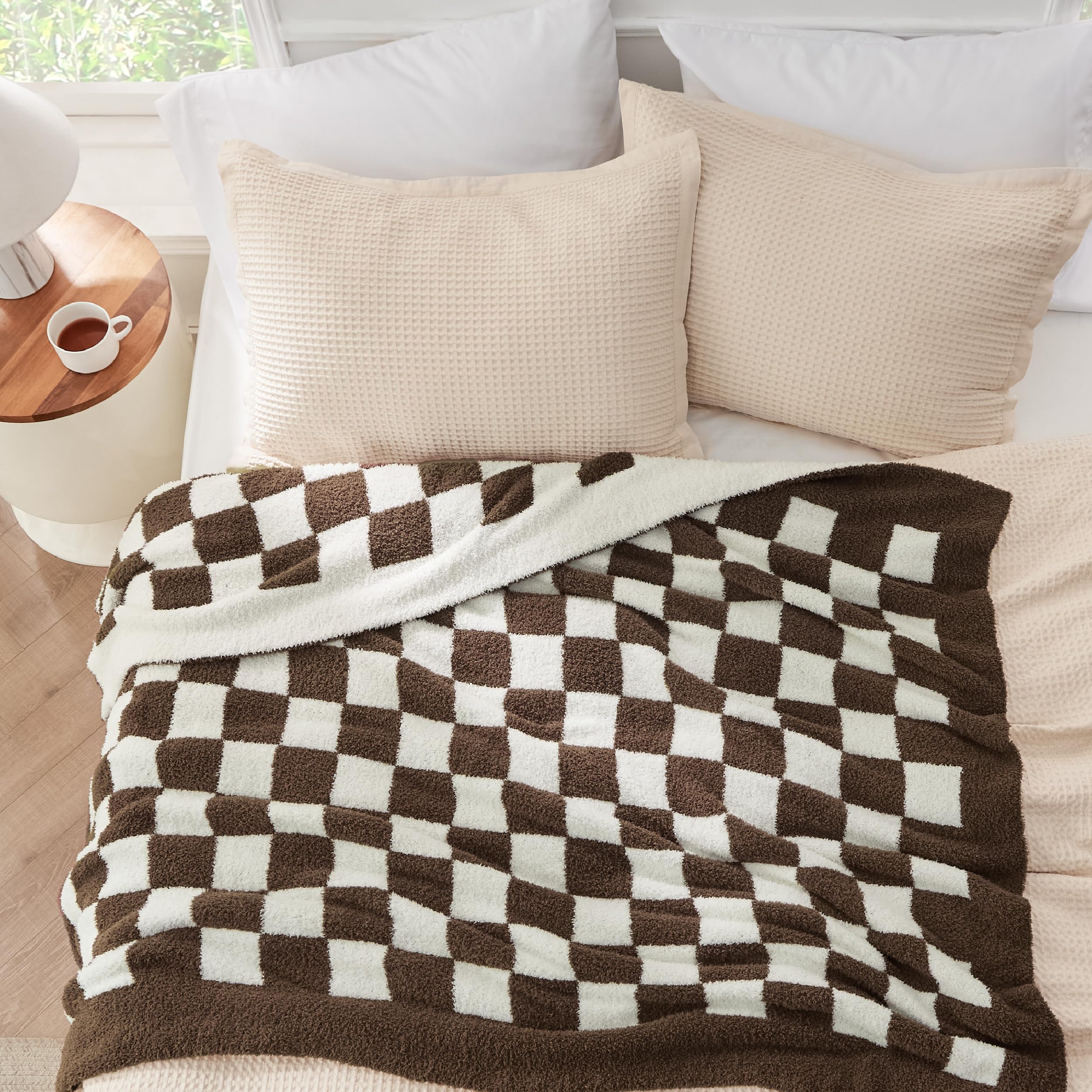 Bedsure plaid en décor de chambre ajoutant chaleur esthétique