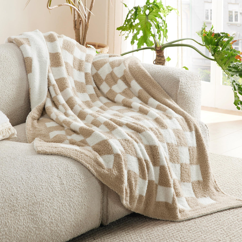 Bedsure plaid drapé sur l’épaule pour confort léger et chaleur