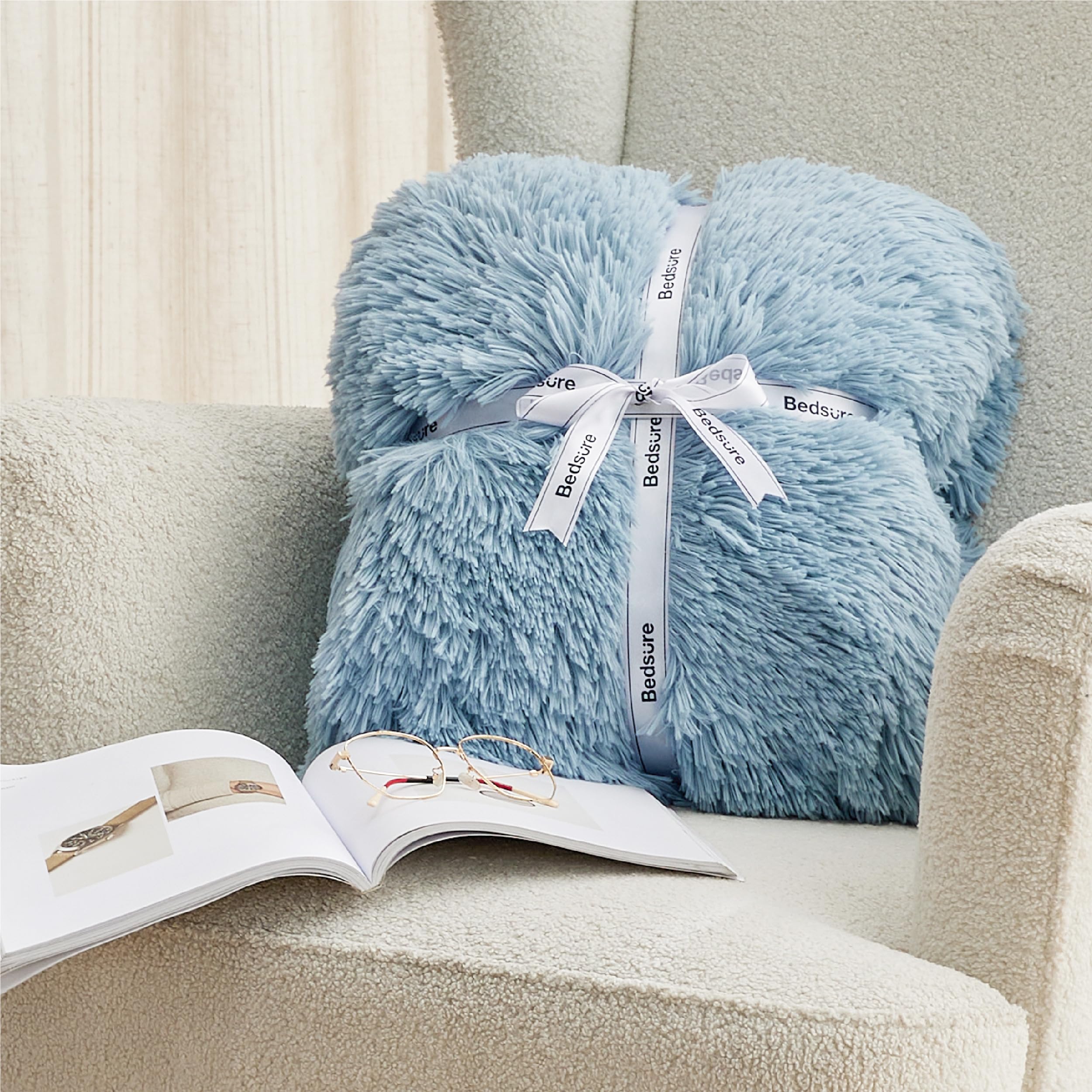 Bedsure plaid emballage cadeau prêt à offrir pour occasions