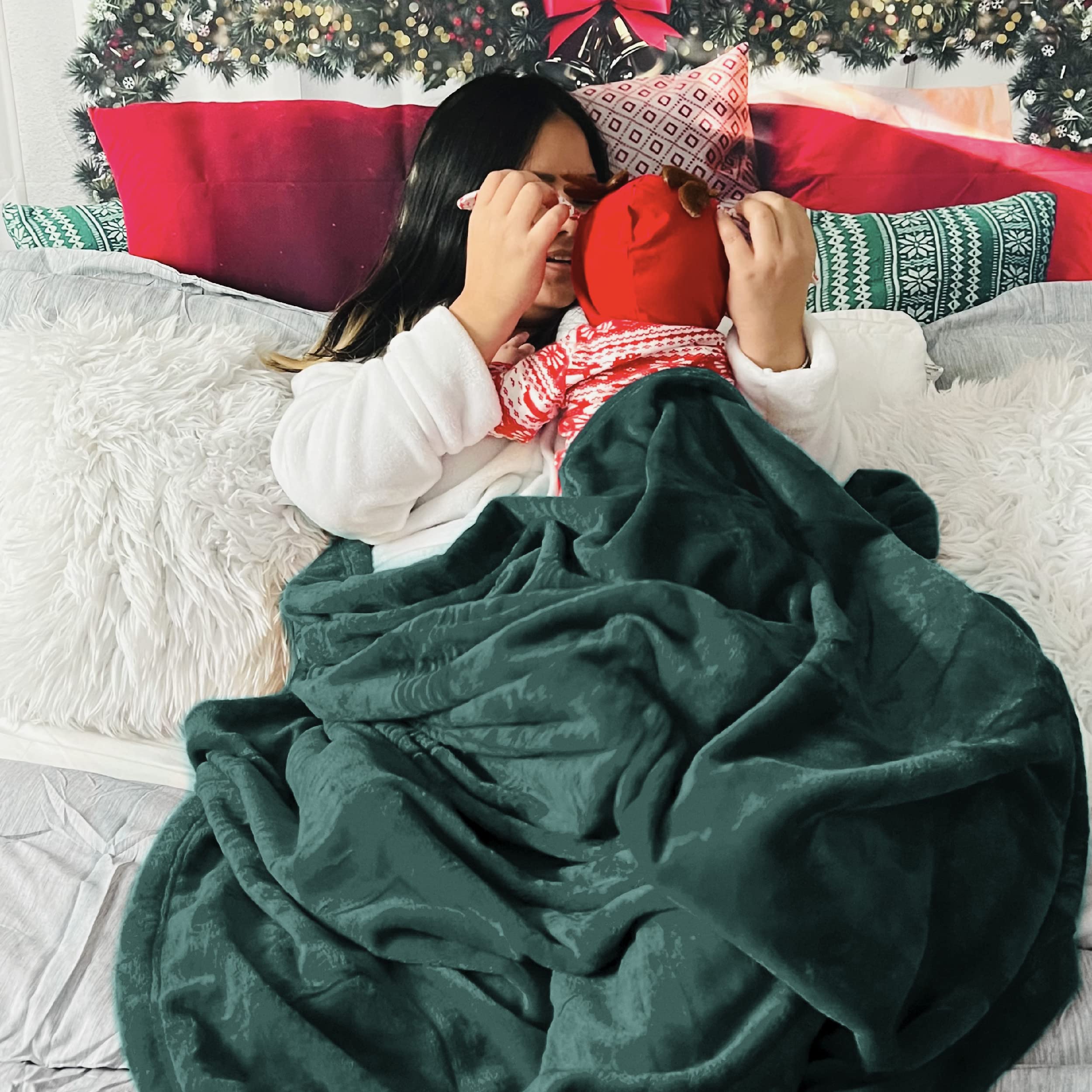 Bedsure plaid utilisé sur canapé offrant cocooning immédiat