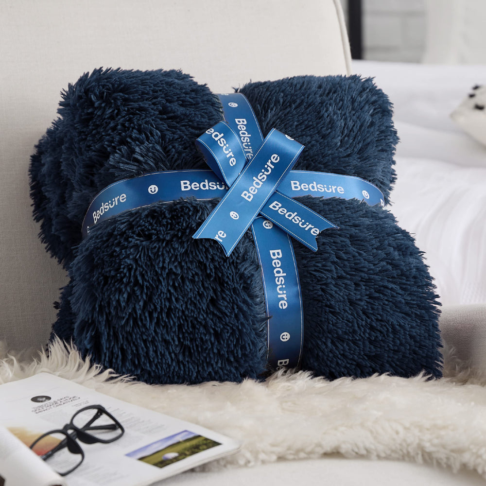 Bedsure personne blottie sous plaid, sensation cosy et relaxation