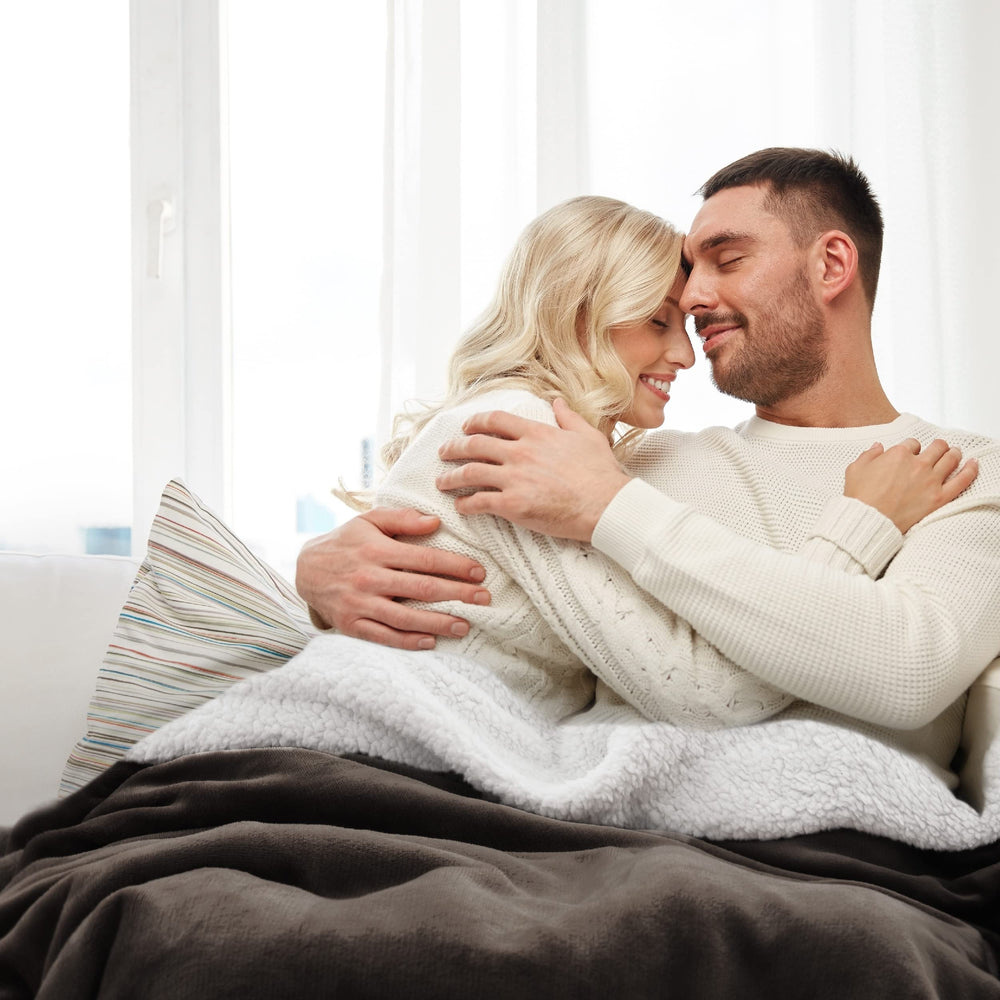 Bedsure plaid utilisé sur canapé pour soirées confortables